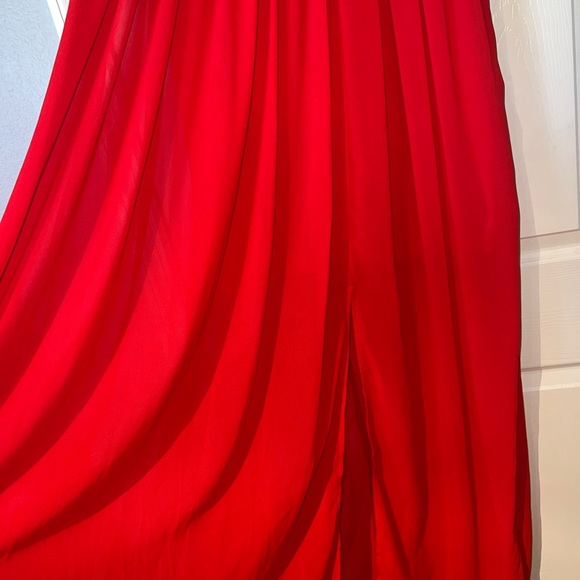 Long maxi Red dress for red dress boutique - Picture 3 of 4